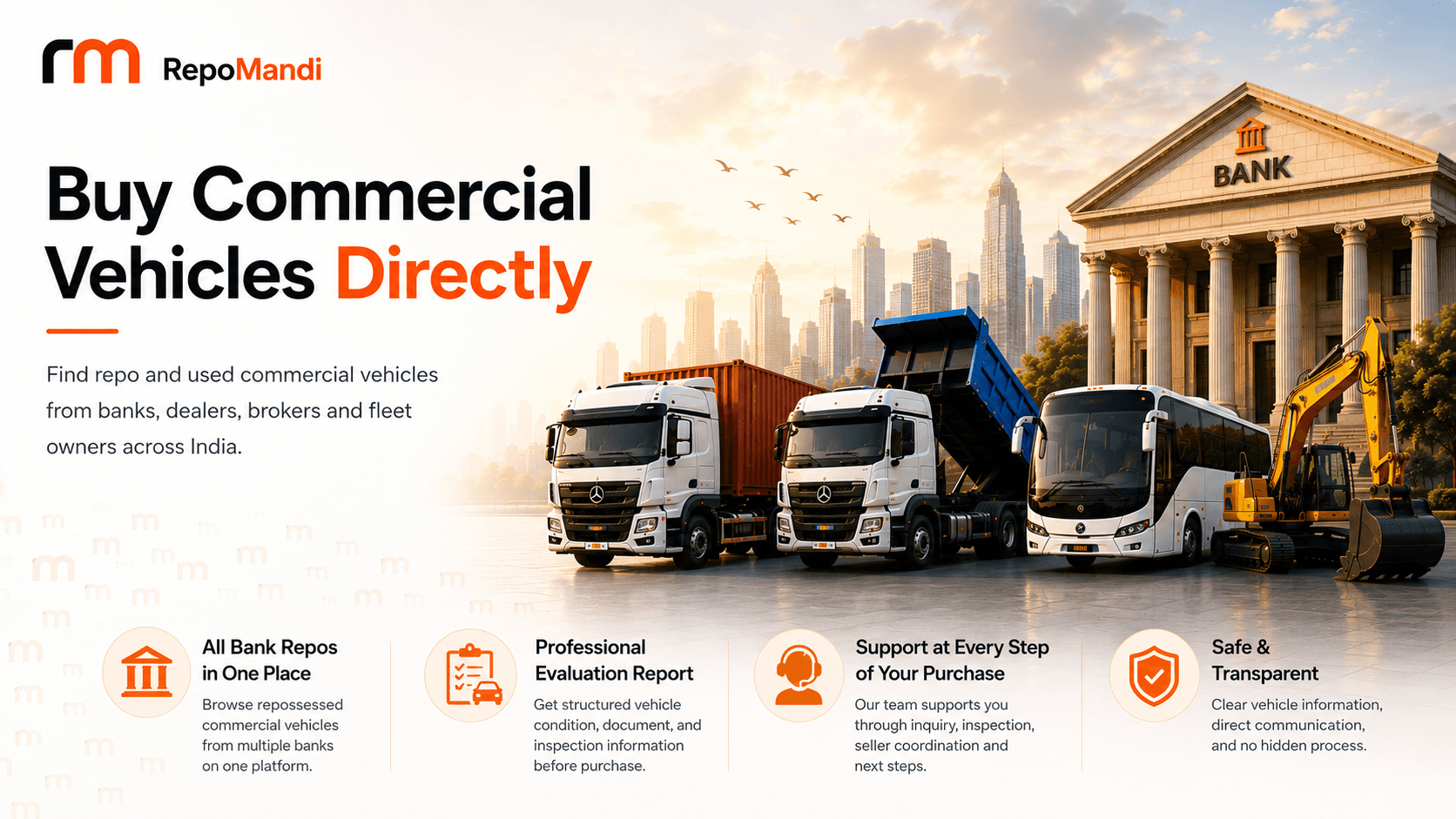 Buy commercial vehicles directly
